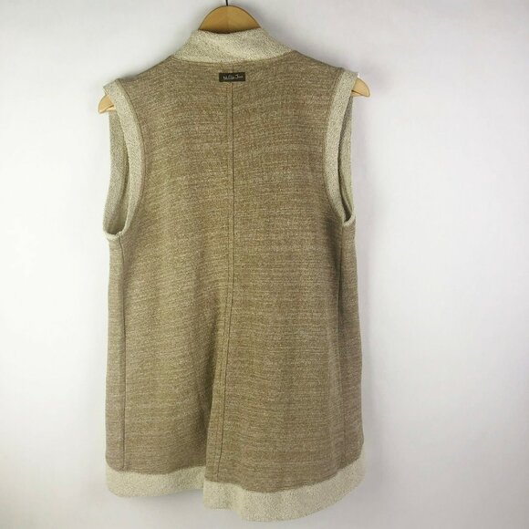 Matilda Jane Vest Cardigan Women Size Small Friends Forever Sara Vest Beige Gold - Picture 3 of 3